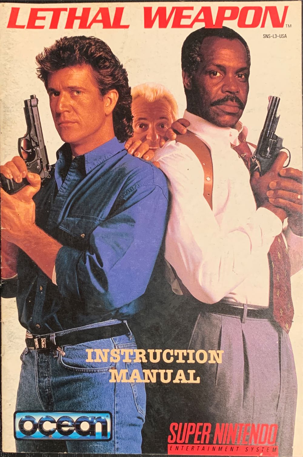 Lethal Weapon - Nintendo Super Nintendo Entertainment System (SNES) (Ocean Software - 1) video game collectible [Barcode 020295030070] - Main Image 3
