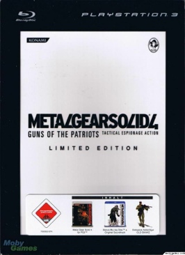 Metal Gear Solid 4 Limited Edition - Sony PlayStation 3 (PS3) (Konami - 1) video game collectible [Barcode 4012927050576] - Main Image 1