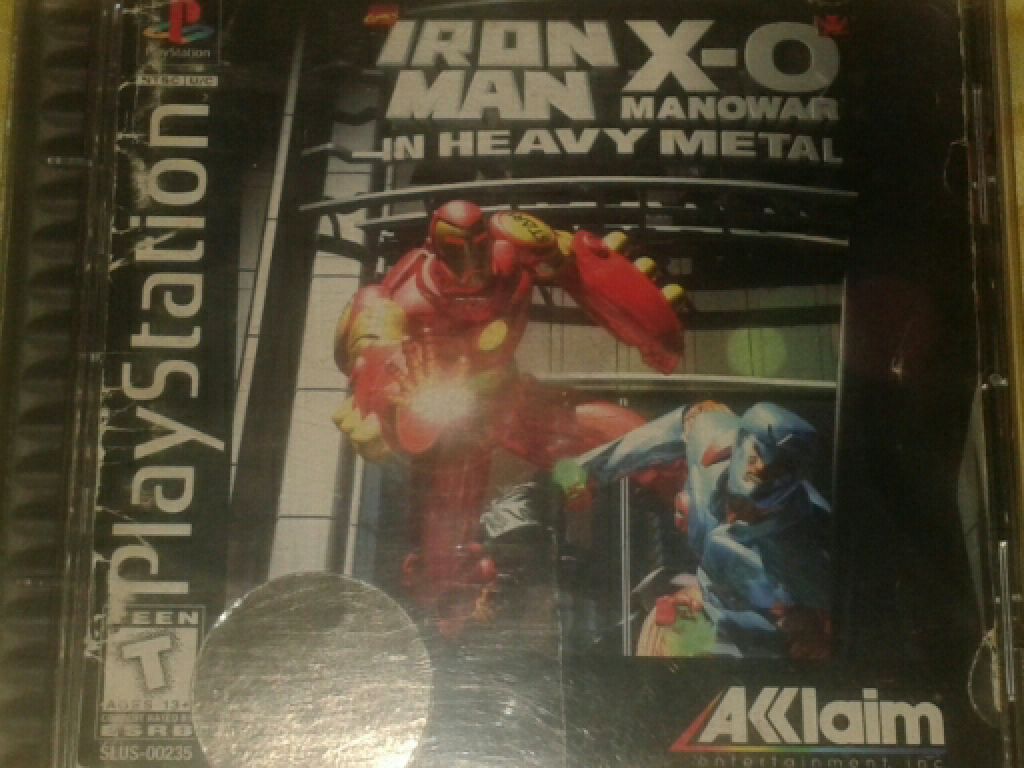 Iron Man X-O Manowar In Heavy Metal - Sony PlayStation video game collectible - Main Image 1