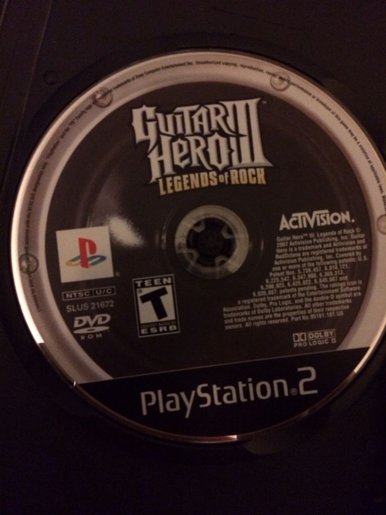Guitar Hero 3: Legends of Rock - Sony PlayStation 2 (PS2) video game collectible - Main Image 1