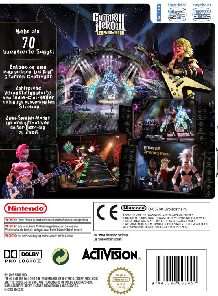 Guitar Hero 3: Legends of Rock - Nintendo Wii (Activision) video game collectible - Main Image 2