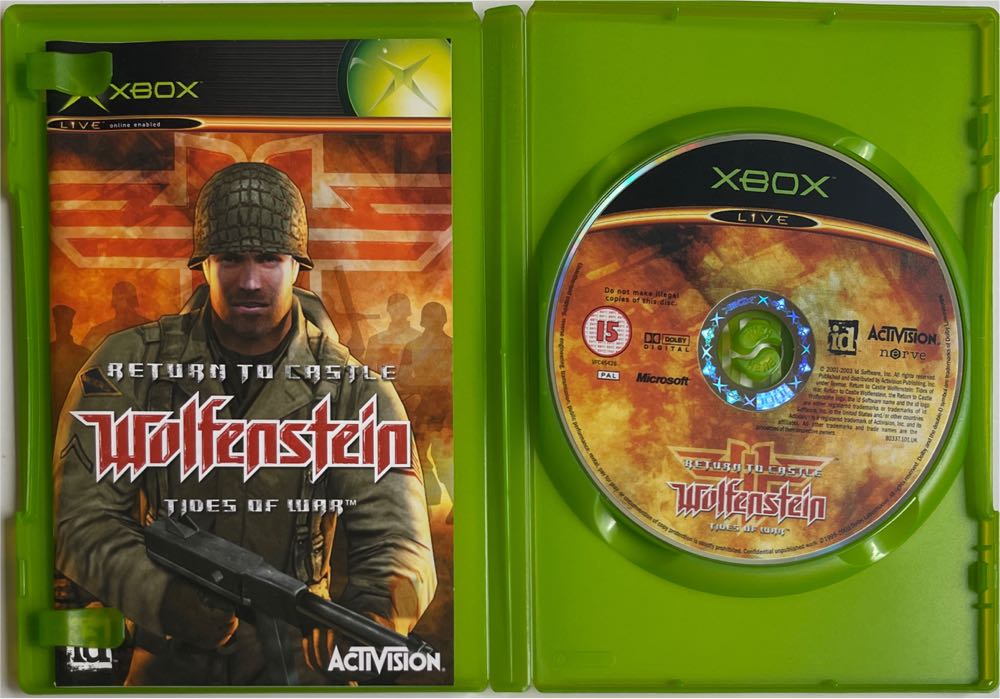 Return To Castle Wolfenstein: Tides Of War - Microsoft Xbox (Activision - 1-2) video game collectible [Barcode 5030917019586] - Main Image 3