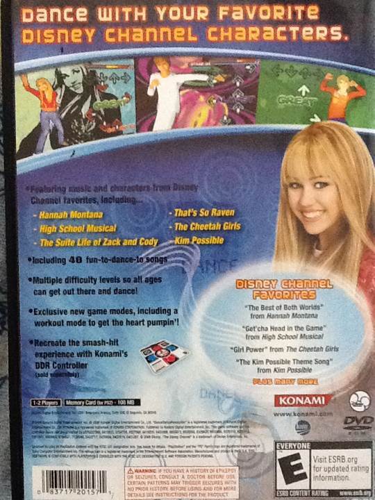 Dance Dance Revolution Disney Channel Edition - Sony PlayStation 2 (PS2) (Konami - 2) video game collectible - Main Image 2