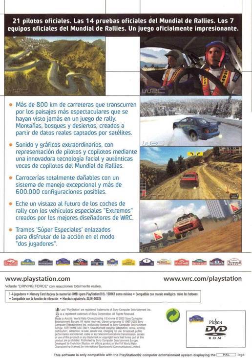 Wrc 2 Extreme - Sony PlayStation 2 (PS2) (Sony Computer Entertaiment - 4) video game collectible [Barcode 711719623717] - Main Image 2