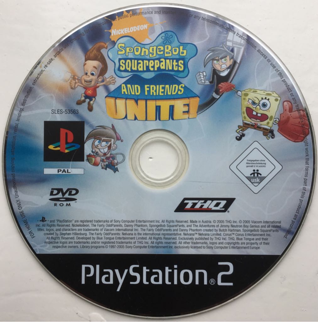 Spongebob Squarepants And Friends Unite! - Sony PlayStation 2 (PS2) video game collectible - Main Image 1