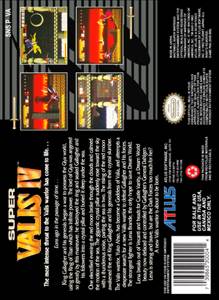 Super Valis IV - Nintendo Super Nintendo Entertainment System (SNES) (Atlus - 1) video game collectible [Barcode 730865300044] - Main Image 2