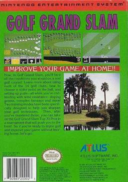 Golf Grand Slam - Nintendo Entertainment System (NES) (Atlus - 1) video game collectible [Barcode 730865200023] - Main Image 2