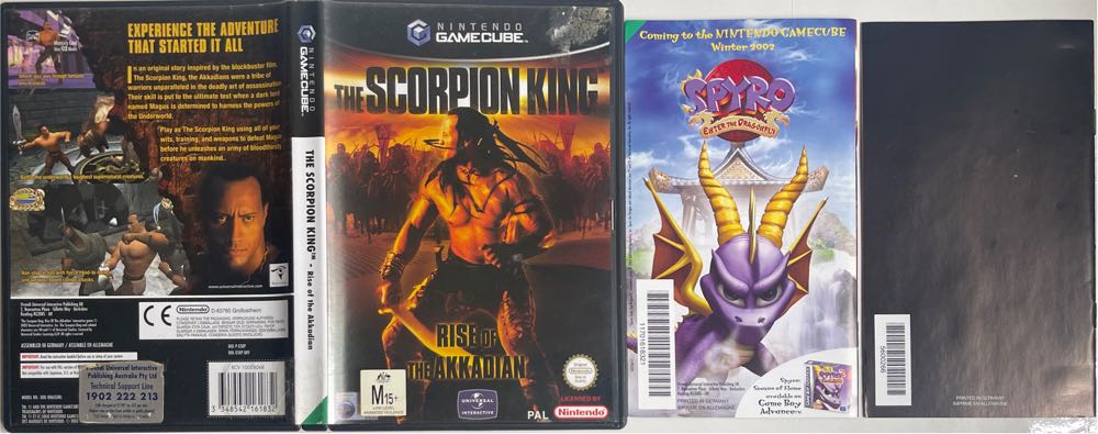 The Scorpion King - Nintendo GameCube (Universal Interactive - 1) video game collectible [Barcode 3348542161832] - Main Image 4