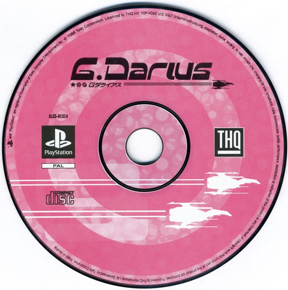 G.darius - Sony PlayStation (THQ - 1-2) video game collectible [Barcode 752919670217] - Main Image 3