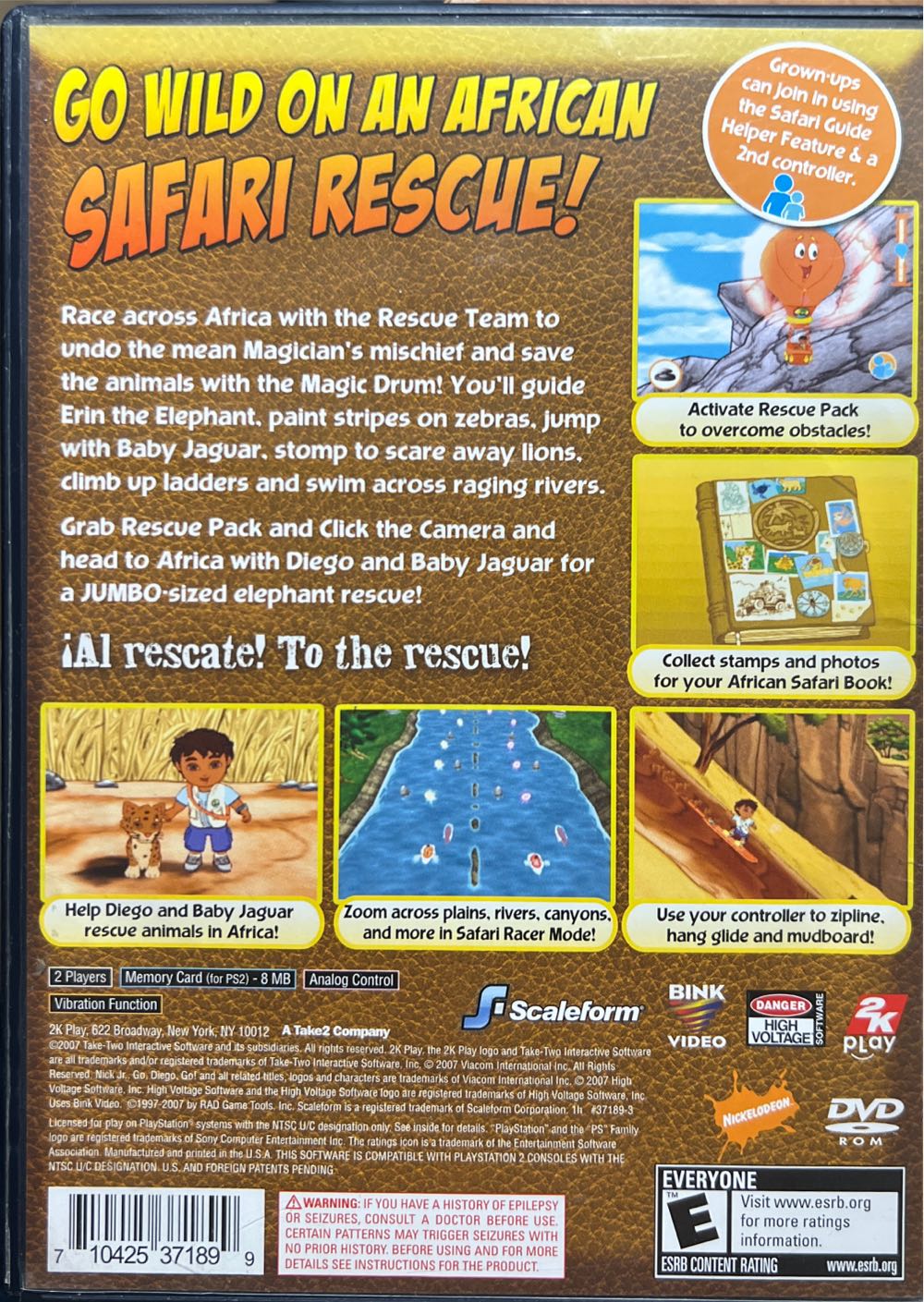 ^Go Diego Go! Safari Rescue - Other video game collectible [Barcode 710425371899] - Main Image 2