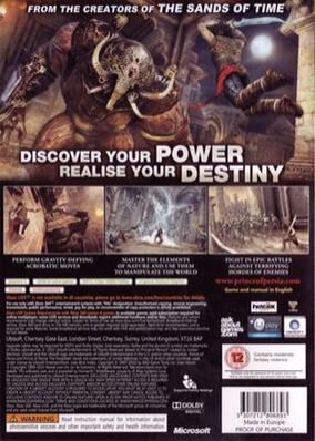 Prince of Persia: The Forgotten Sands - Microsoft Xbox 360 (1) video game collectible [Barcode 777722338154] - Main Image 2