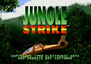 Jungle Strike - Sega Genesis (Mega Drive) video game collectible - Main Image 3