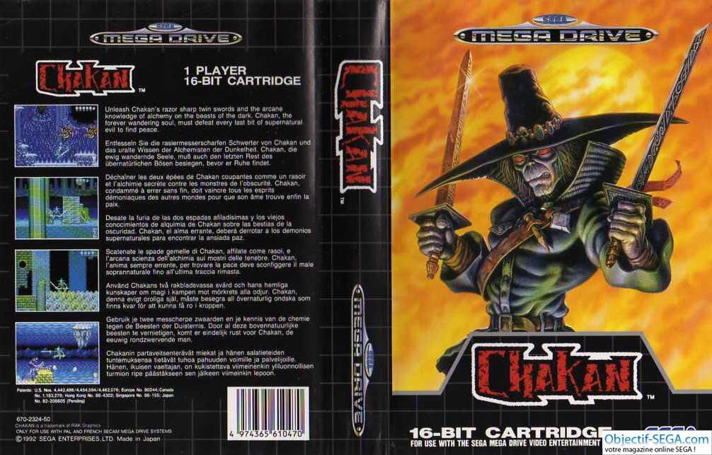 Chakan - Sega Mega Drive (Sega - 1) video game collectible [Barcode 4974365610470] - Main Image 2