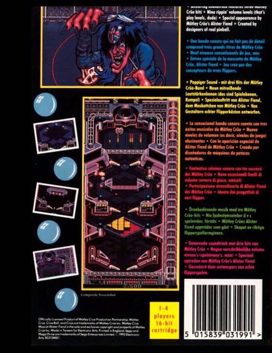 Crue Ball - Sega Mega Drive video game collectible - Main Image 2