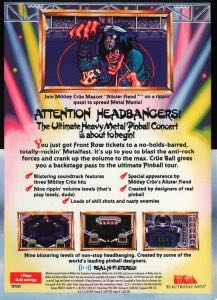 Crue Ball - Sega Genesis (Mega Drive) ((EA) Electronic Arts) video game collectible - Main Image 2