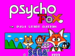 Psycho Fox - Sega Master System (Sega - 1) video game collectible [Barcode 010086070323] - Main Image 3