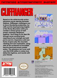 Cliffhanger - Nintendo Entertainment System (NES) (Sony Imagesoft - 1) video game collectible - Main Image 2