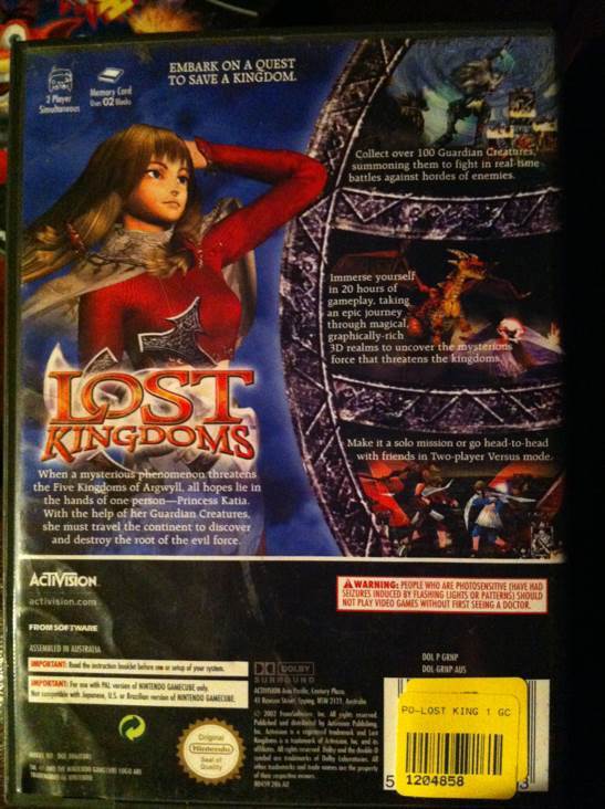 Lost Kingdoms - Nintendo GameCube (Activision - 2) video game collectible [Barcode 5030917016486] - Main Image 2