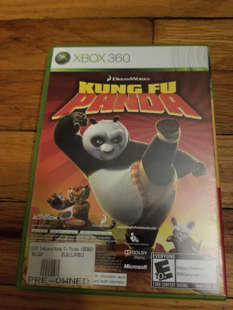 Lego Indiana Jones/Kung Fu Panda  - Microsoft Xbox 360 (LucasArts - 2) video game collectible - Main Image 2
