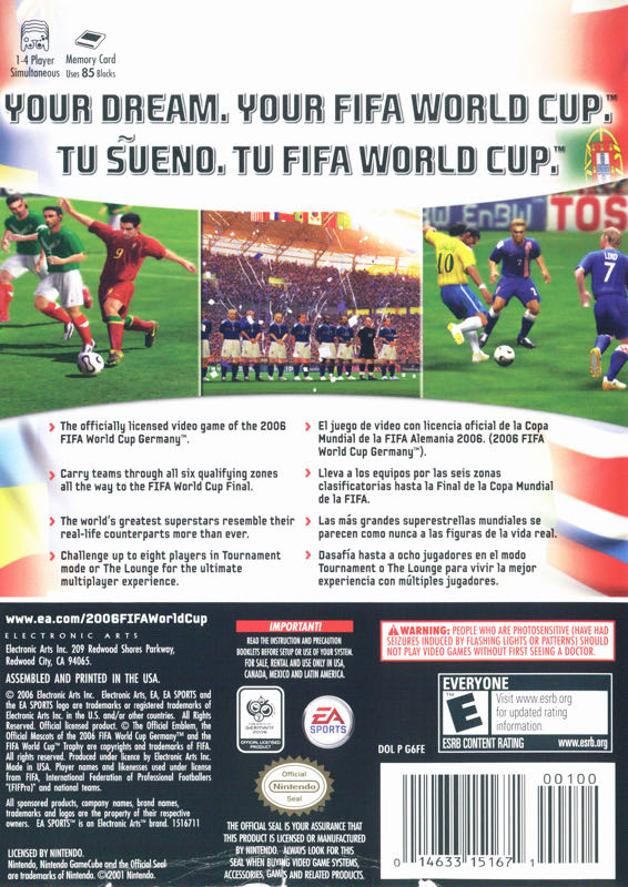 Fifa Fussball Weltmeisterschaft Deutsch - Microsoft Xbox 360 (Electronics Arts - 1-2) video game collectible [Barcode 5030932049773] - Main Image 2