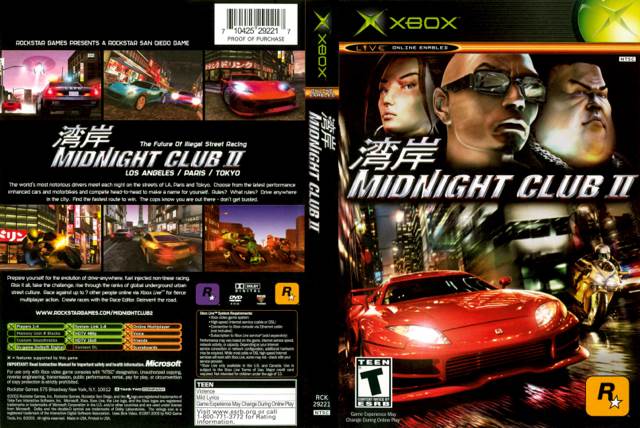 Midnight Club II - Microsoft Xbox (Rockstar Games - 4) video game collectible [Barcode 710425292217] - Main Image 2