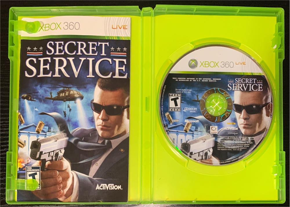 Secret Service - Microsoft Xbox 360 (Activision - 1) video game collectible [Barcode 047875758315] - Main Image 3