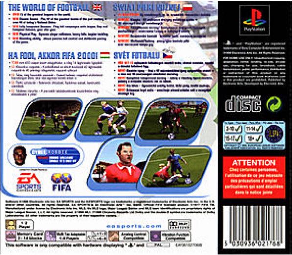 Fifa 2000 - Sony PlayStation (EA - 2) video game collectible [Barcode 048938021209] - Main Image 2