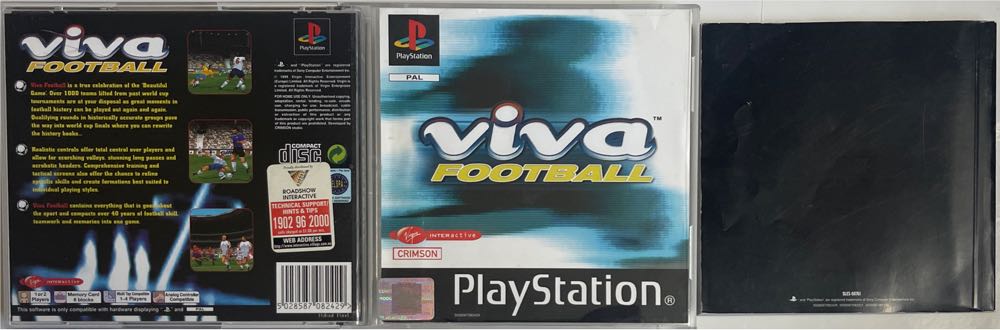 Viva Football - Sony PlayStation (1-2) video game collectible [Barcode 5028587082429] - Main Image 4
