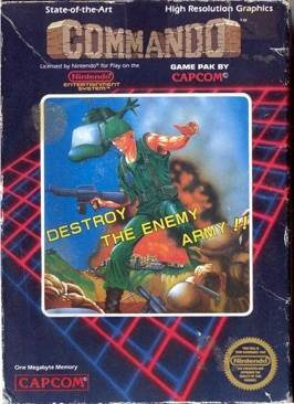 Commando - Nintendo Entertainment System (NES) (Capcom - 1) video game collectible [Barcode 0013388110018] - Main Image 1