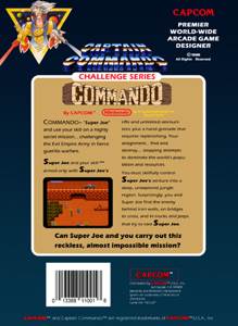 Commando - Nintendo Entertainment System (NES) (Capcom - 1) video game collectible [Barcode 013388110018] - Main Image 2