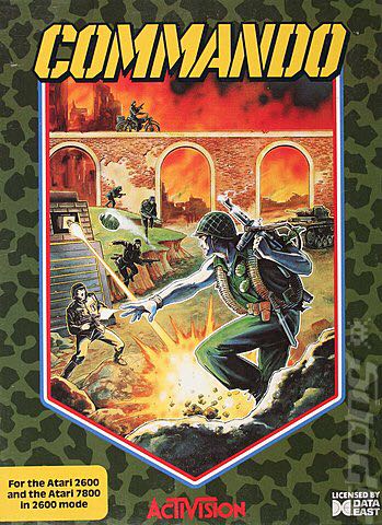 Commando - Atari 2600 video game collectible - Main Image 1