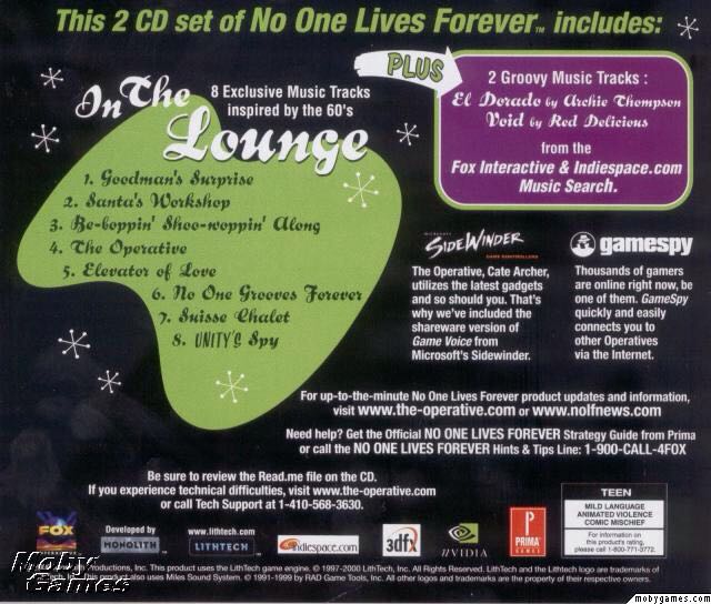 The Operative: No One Lives Forever - Sony PlayStation 2 (PS2) (Fox Interactive) video game collectible [Barcode 1026870714037] - Main Image 2