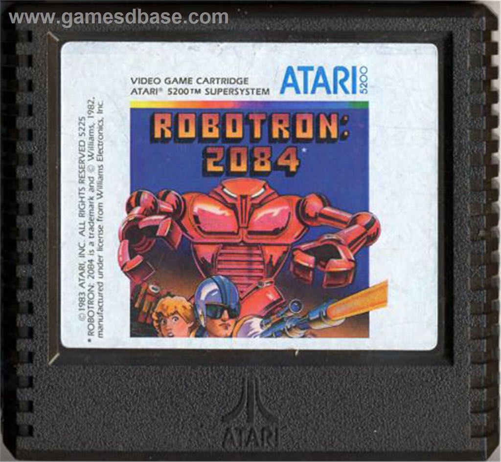 Robotron: 2084 - Atari 5200 video game collectible - Main Image 1