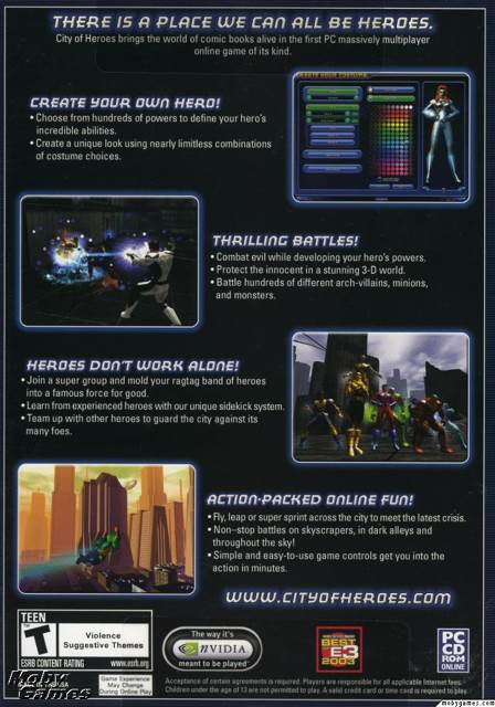 City Of Heroes - PC (NCsoft) video game collectible [Barcode 892566000200] - Main Image 2