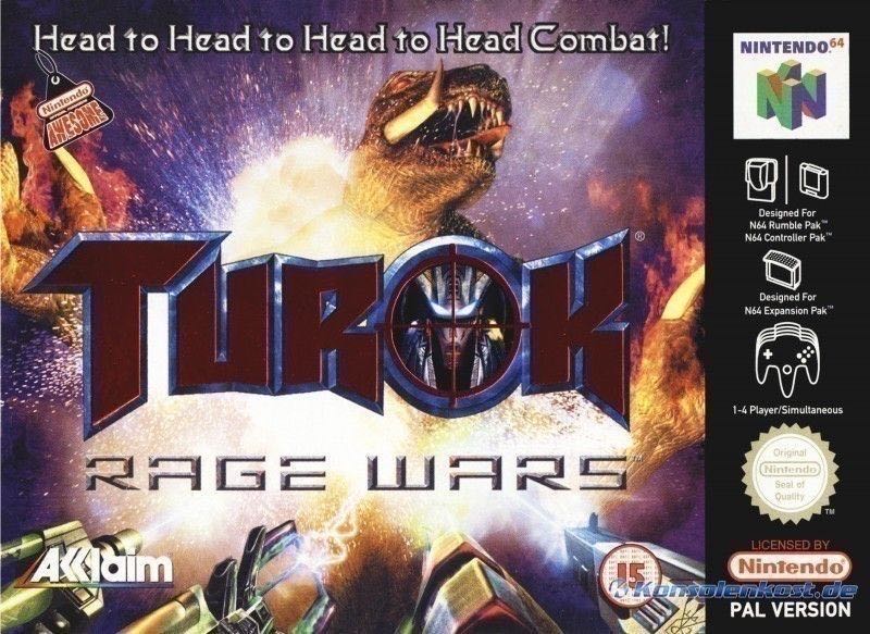 Turok Rage Wars - Nintendo 64 (N64) (Acclaim Entertainment) video game collectible - Main Image 2