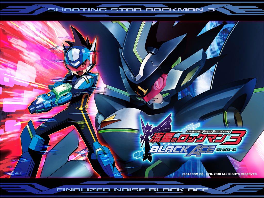 Megaman Starforce 3 Black Ace - Nintendo DS video game collectible - Main Image 2