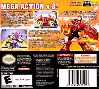 Megaman Starforce 2 Zerker X Saurian - Nintendo DS (Nintendo) video game collectible - Main Image 2