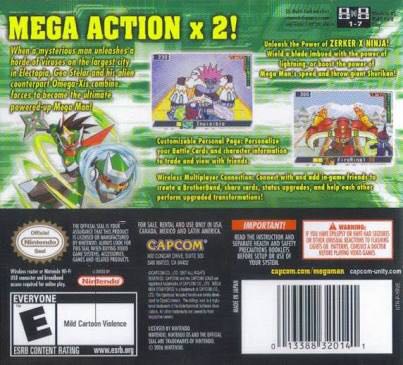 Megaman Starforce 2 Zerker X Saurian - Nintendo DS (Capcom) video game collectible - Main Image 2