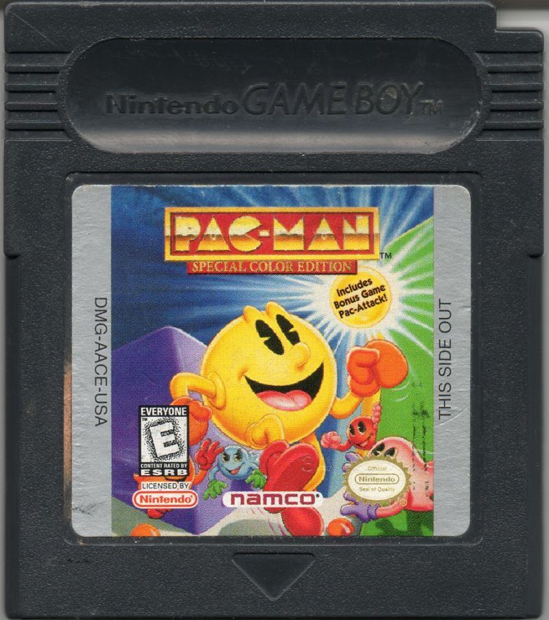 Pac-Man - Nintendo Game Boy Color (Namco - 1-2) video game collectible [Barcode 3455195121318] - Main Image 2