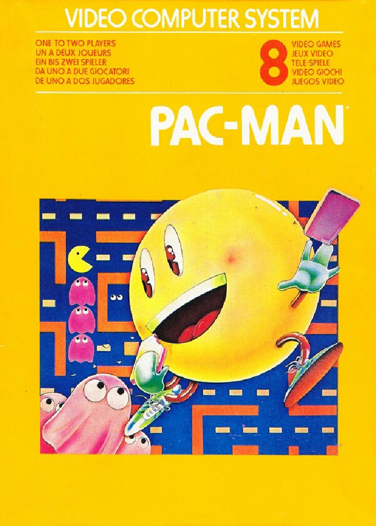 Pac-Man - Atari 2600 (Sears Tele-Games) video game collectible - Main Image 2