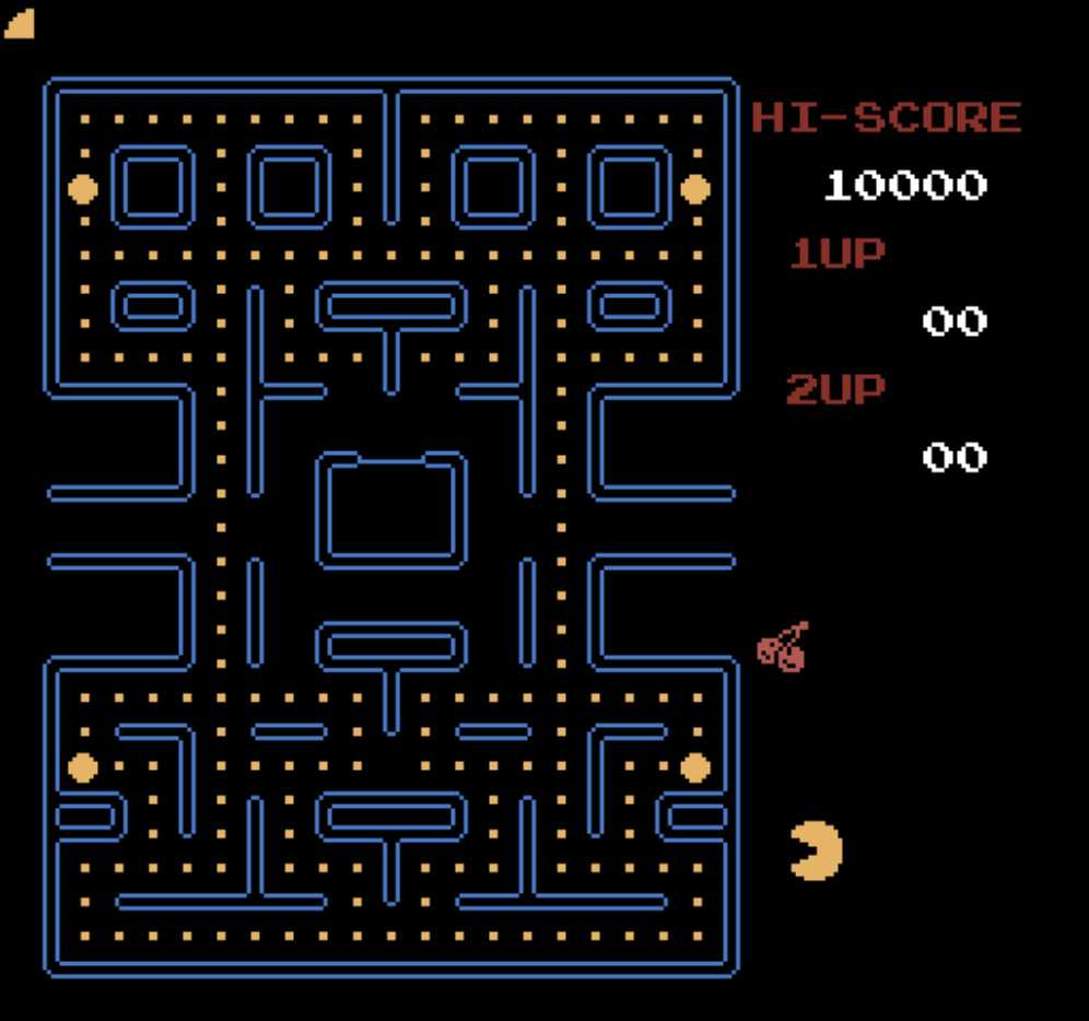 Pac-Man - Nintendo Entertainment System (NES) (Namco - 1-2) video game collectible - Main Image 3