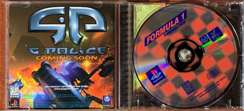 Formula 1 Championship Edition - Sony PlayStation (Psygnosis - 1) video game collectible [Barcode 735009400628] - Main Image 3