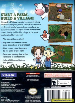 Harvest Moon: Magical Melody - Nintendo GameCube (Natsume - 1) video game collectible [Barcode 71914442] - Main Image 2