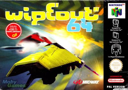 WipEout 64 - Nintendo 64 (N64) (Midway - 4) video game collectible [Barcode 5037930010026] - Main Image 1