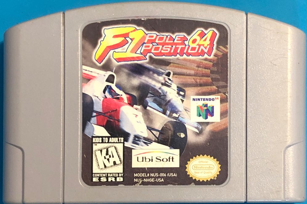 F1 Pole Position 64 - Nintendo 64 (N64) (Ubisoft - 1) video game collectible [Barcode 008888130031] - Main Image 3