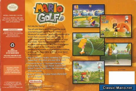 Mario Golf - Nintendo 64 (N64) (Nintendo - 4) video game collectible - Main Image 2