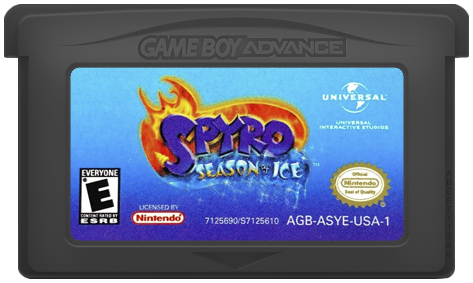 Spyro 1: Season Of Ice - Nintendo Game Boy Advance (GBA) (Universal Interactive - 1) video game collectible [Barcode 020626712569] - Main Image 3