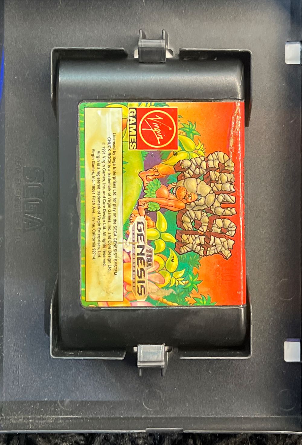 Chuck Rock - Sega Genesis (Mega Drive) (Virgin - 1) video game collectible [Barcode 052145820005] - Main Image 4