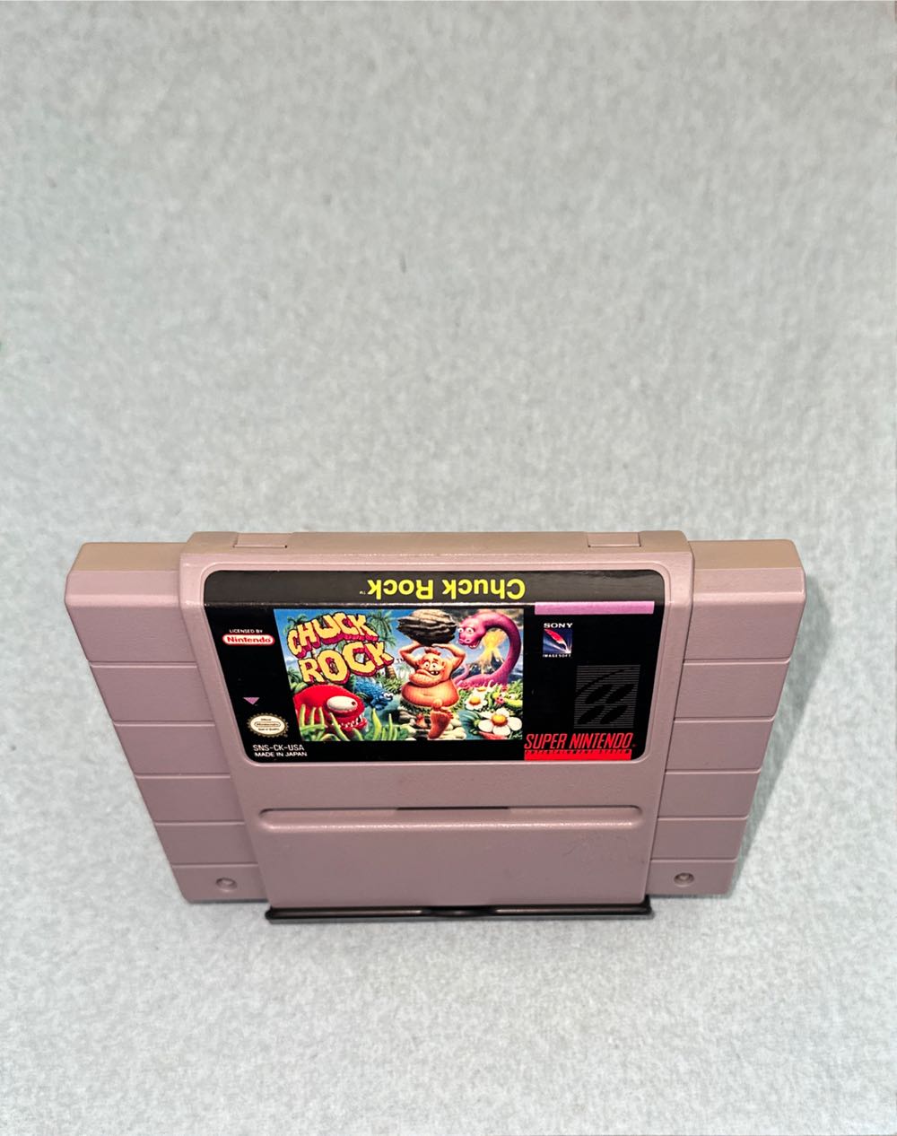 Chuck Rock - Nintendo Super Nintendo Entertainment System (SNES) video game collectible - Main Image 3