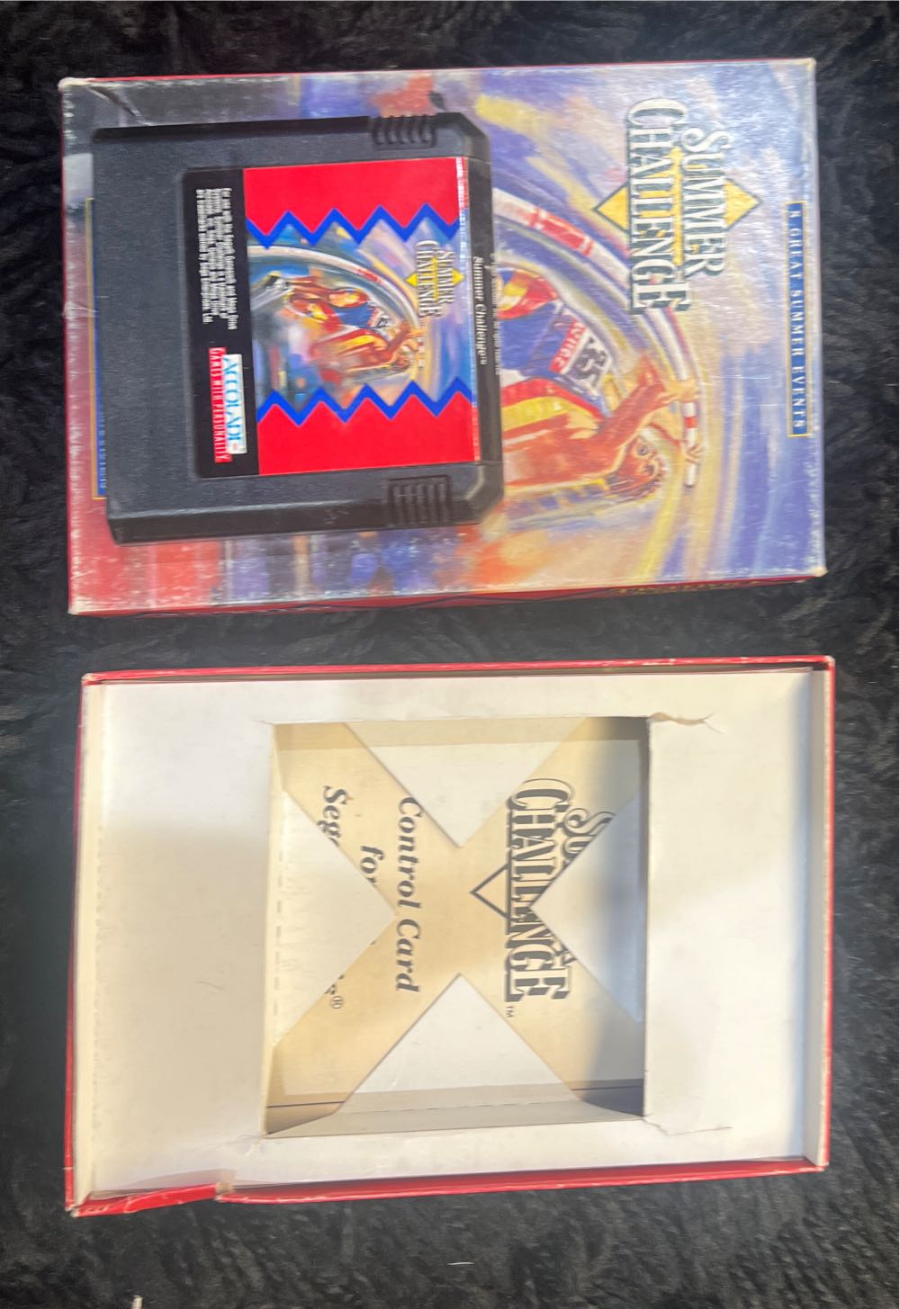 Summer Challenge - Sega Genesis (Mega Drive) (Accolade - 1-10) video game collectible [Barcode 015605032103] - Main Image 3